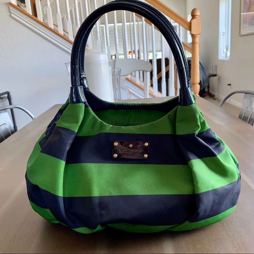 Kate Spade Striped Satin Bag